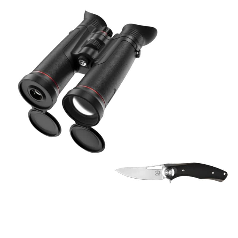 Guide TN450L 2.0 Thermal Binoculars free shipping and free hunting knife