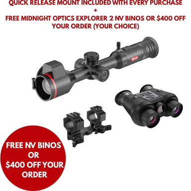 Guide TU650 LRF 3.0 Thermal Scope with Quick Release Mount Free NV Binos or $400 off your order