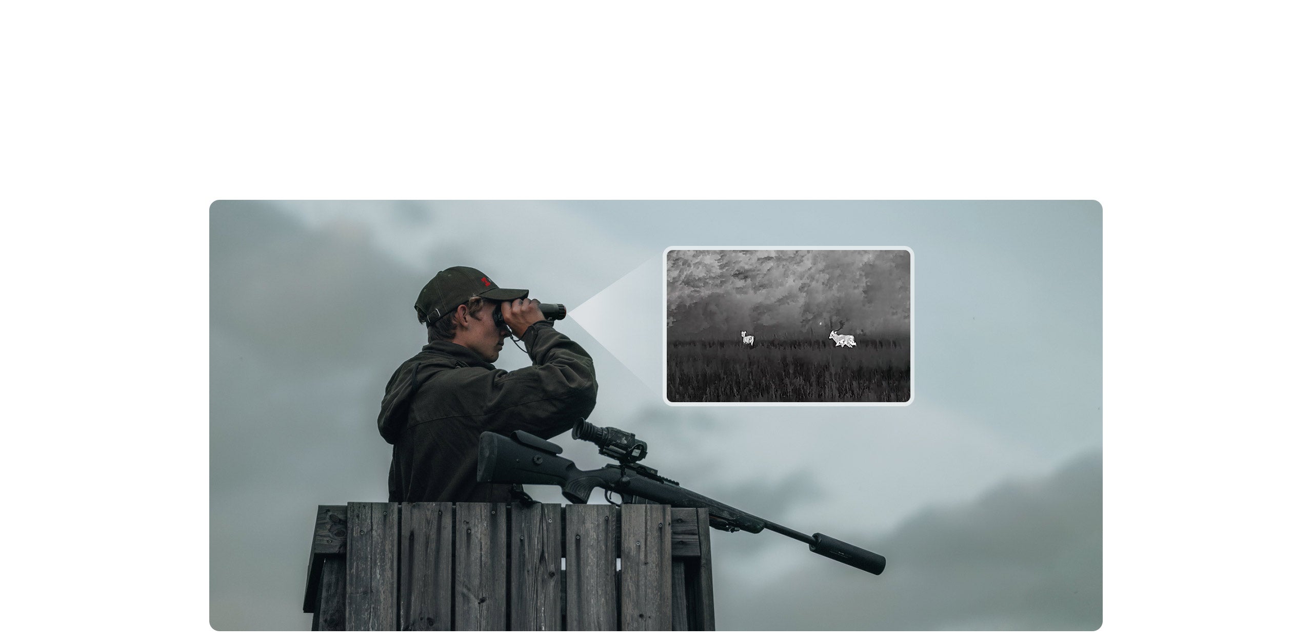 HIKMICRO Habrok 4K HE25LN Multi-Spectrum Binocular Thermal Image