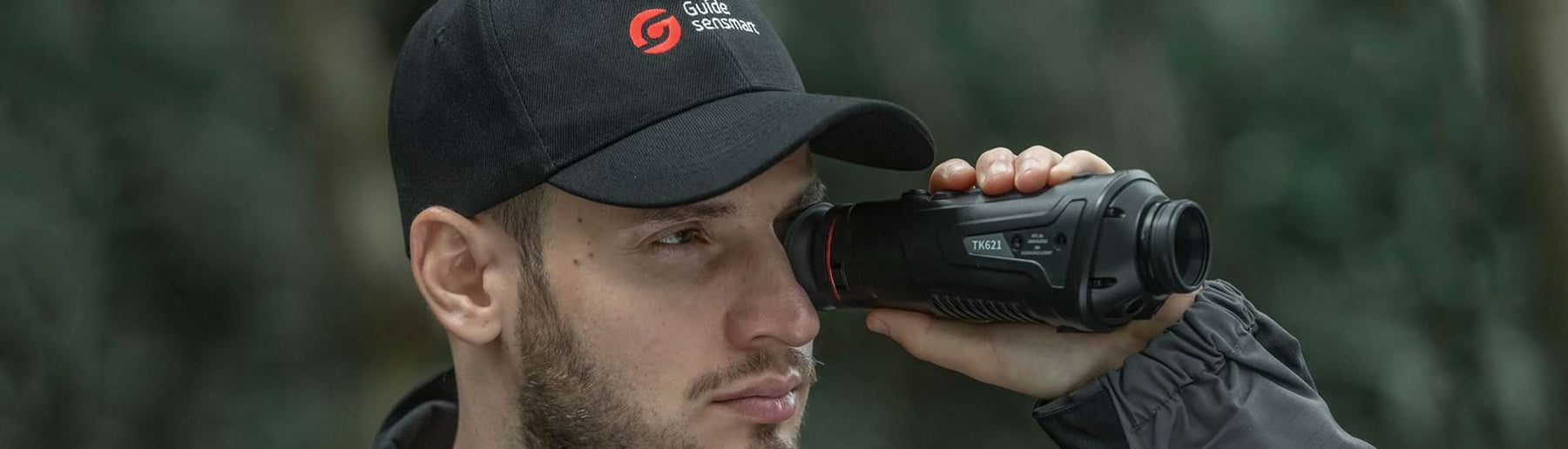 Hunter Using Guide Thermal Monocular