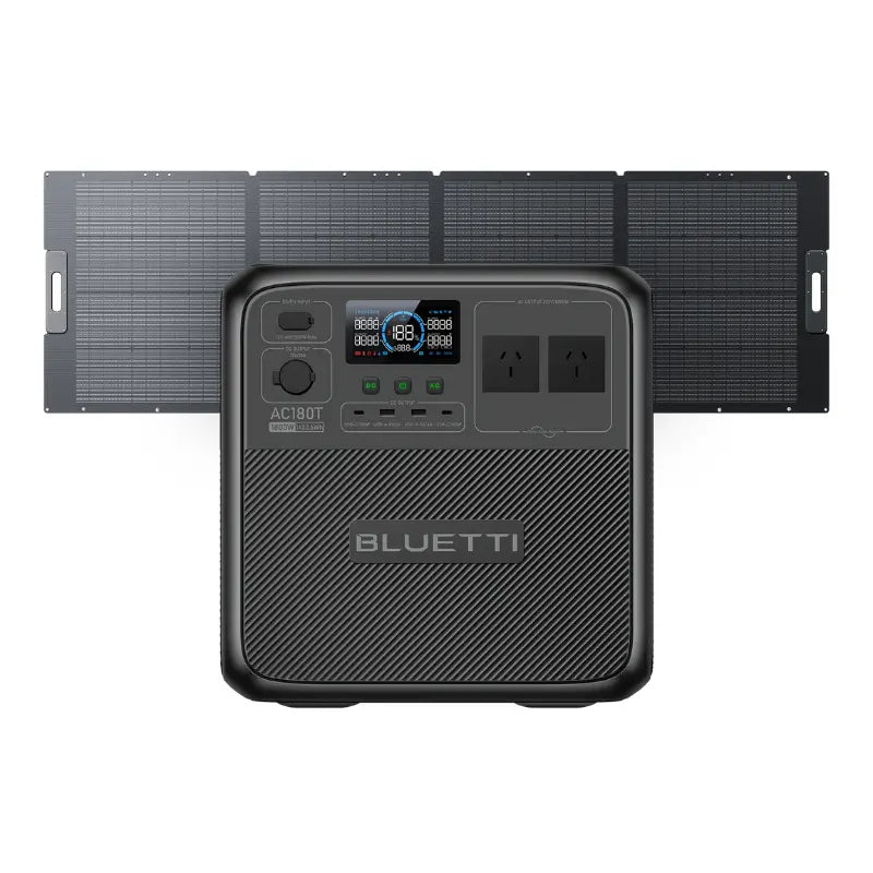AC180T+350W Solar  1800W, 1433.6Wh, 350W Solar Kit