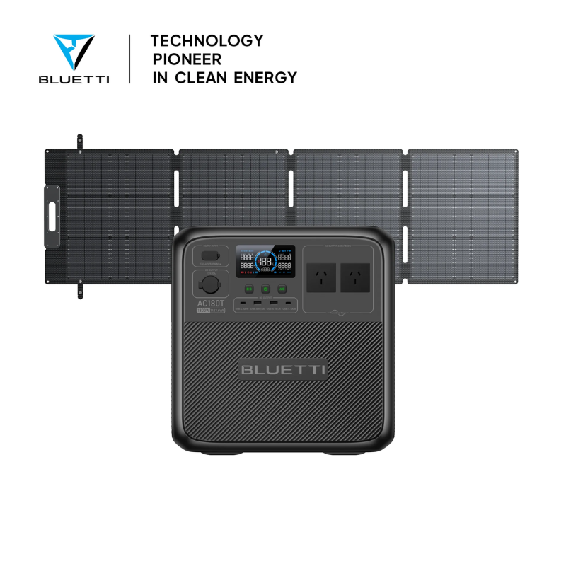 AC180T+PV200D  1800W, 1433.6Wh, 200W Solar Kit