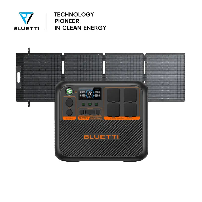 AC200P L+PV200D  2,400W, 2,304Wh, 200W Solar Kit