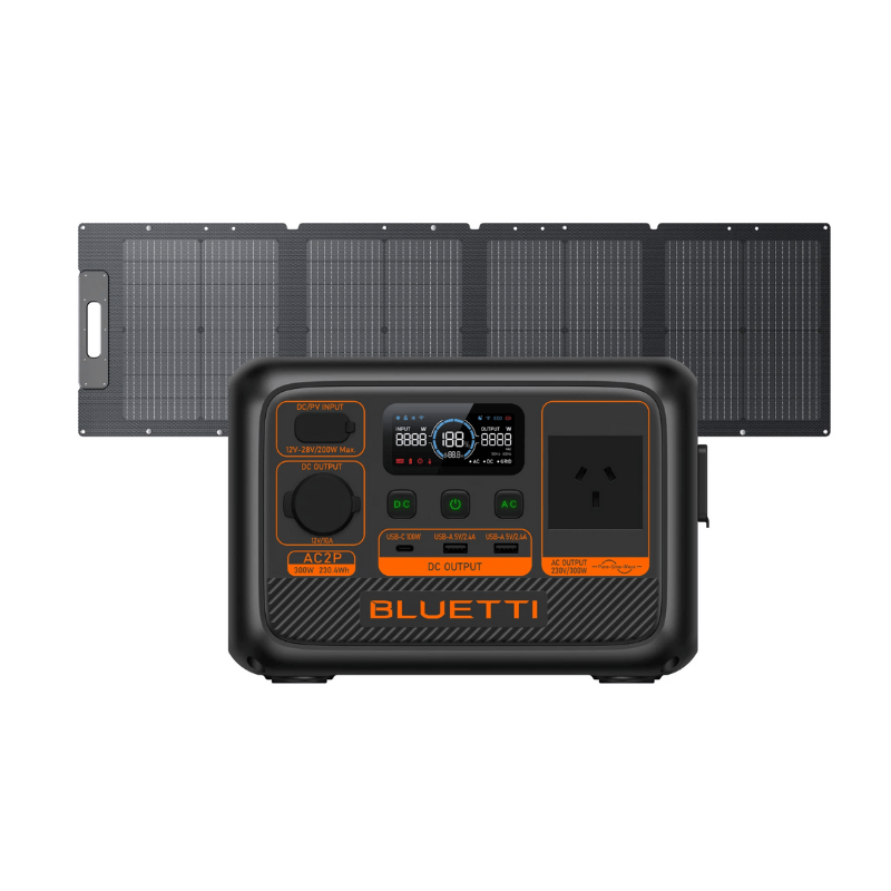 AC2P+PV120D  300W, 230.4Wh 120W Solar Kit