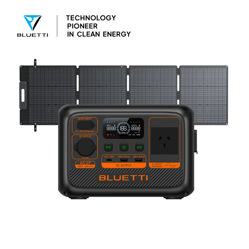 AC2P+PV200D  300W, 230.4Wh 200W Solar Kit