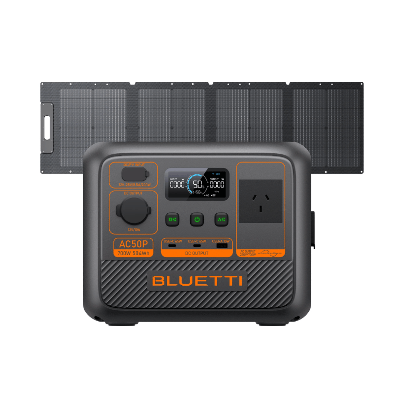 AC50P+PV120D  700W, 504Wh, 120W Solar Kit