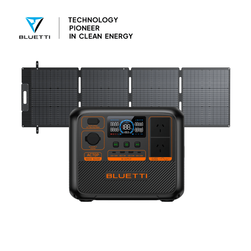 AC70P+PV200D  1000W, 864Wh, 200W Solar Kit