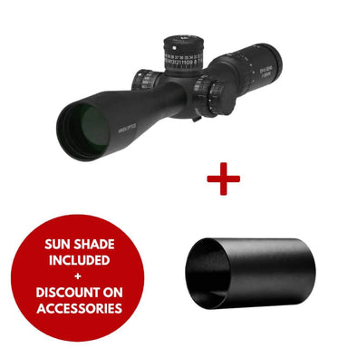 ARKEN EP5 GENII 7-35X56FFP VPR MIL with free sunshade and discount on accessories