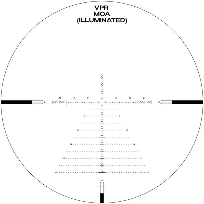 ARKEN EP5 Gen 2 5-25X56 FFP VPR MOA Reticle Closeup