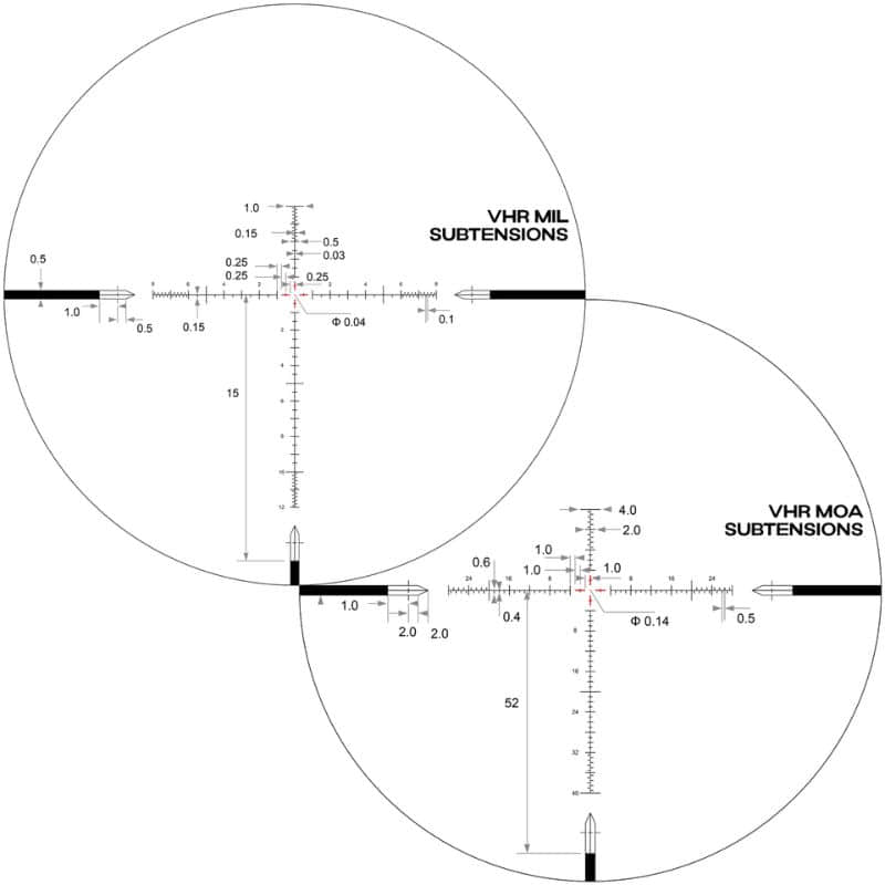 ARKEN EPL4 4-16x44 FFP VHR MOA subtensions