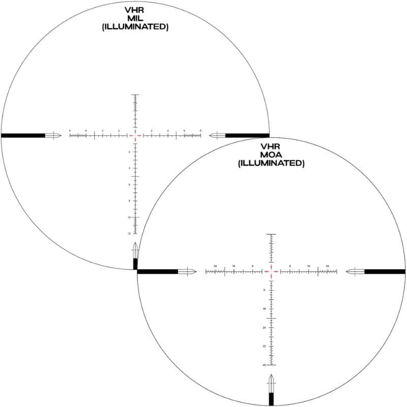 ARKEN EPL4 6-24X50 FFP VHR MIL illuminated reticle