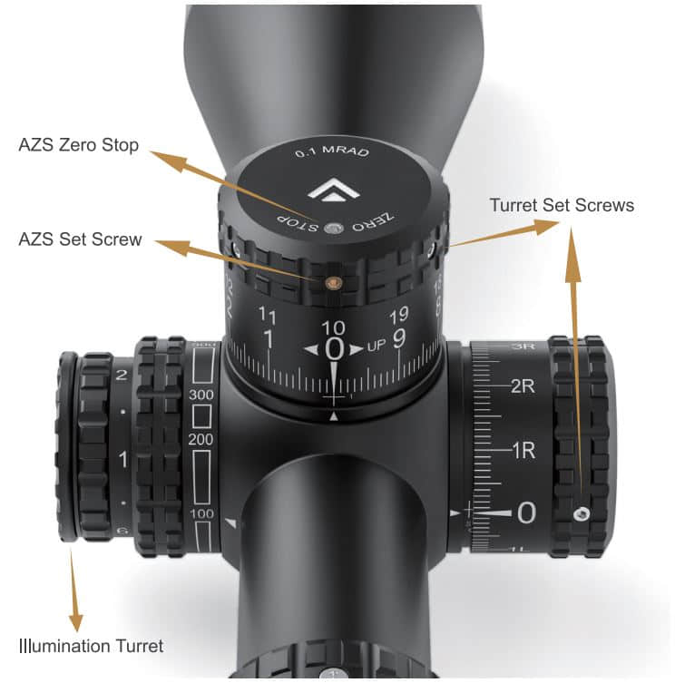 ARKEN EP5 5-25X56 FFP VPR MOA turrets overview