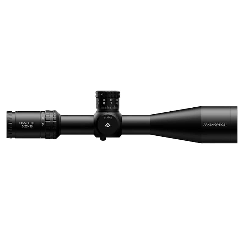 ARKEN EP5 Gen 2 5-25X56 FFP VPR MIL Side View Profile