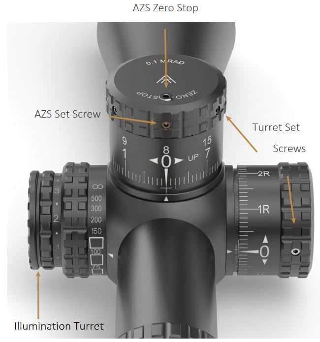 ARKEN SH4J 6-24X50 GEN2  FFP VPR MIL turrets function overview
