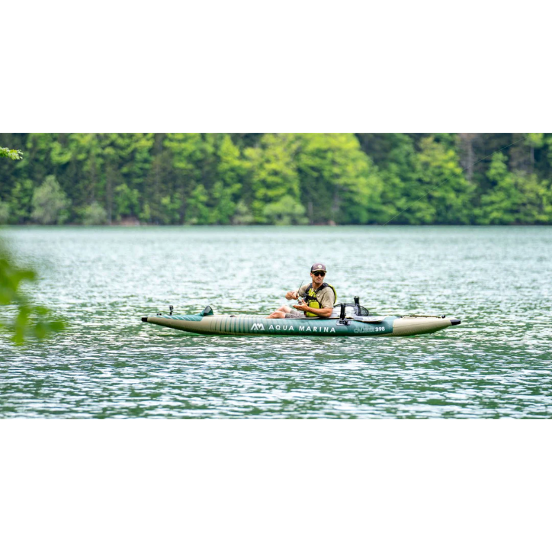 Aqua Marina Caliber 398 Angler Inflatable Fishing Kayak Marketing Image 2