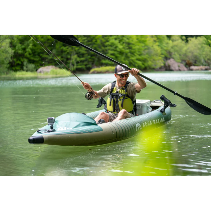 Aqua Marina Caliber 398 Angler Inflatable Fishing Kayak Marketing Image 9