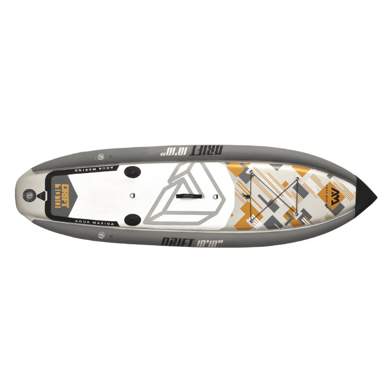 Aqua Marina Drift Inflatable Fishing Paddleboard SUP Top View 2