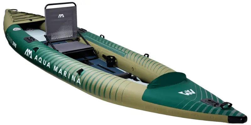 Aqua Marina Caliber 398 Angler Inflatable Fishing Kayak Front Side View