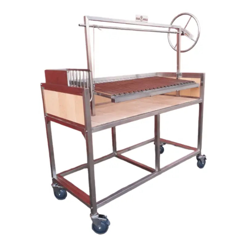 Argie Grillz Gaucho Series (Pro Model) Parrilla BBQ Front Left View