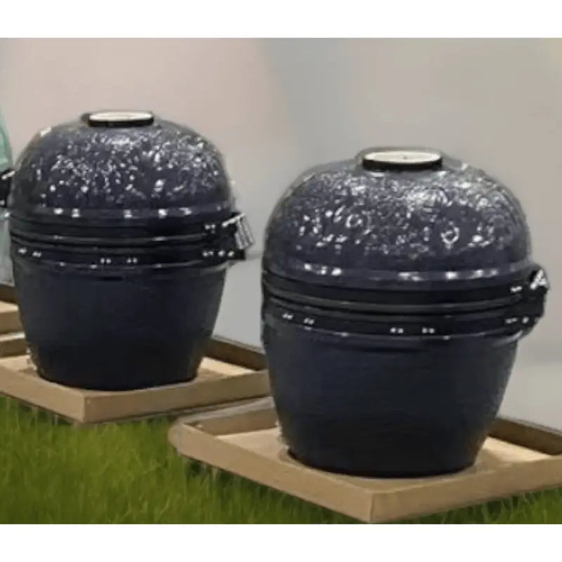 Argie Grillz J-21 Series 27″ Kamado Smoker - Dark Blue - BBQ Grill