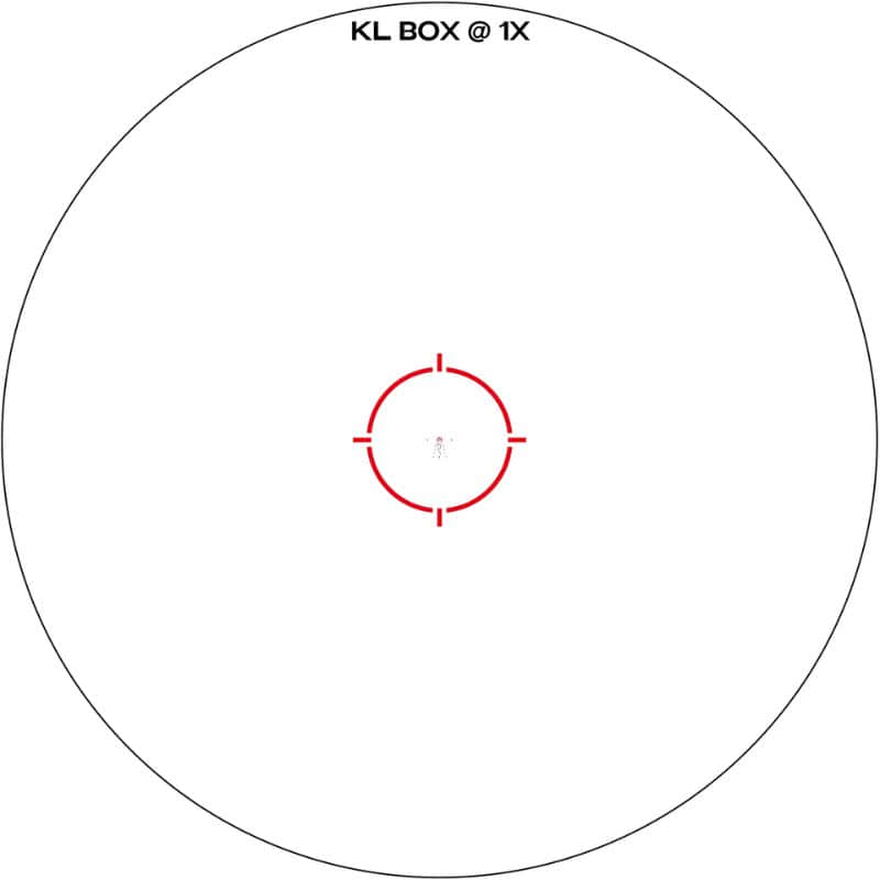 Arken EP-8 1-8x28 LPVO FFP KL Box at 1x zoom