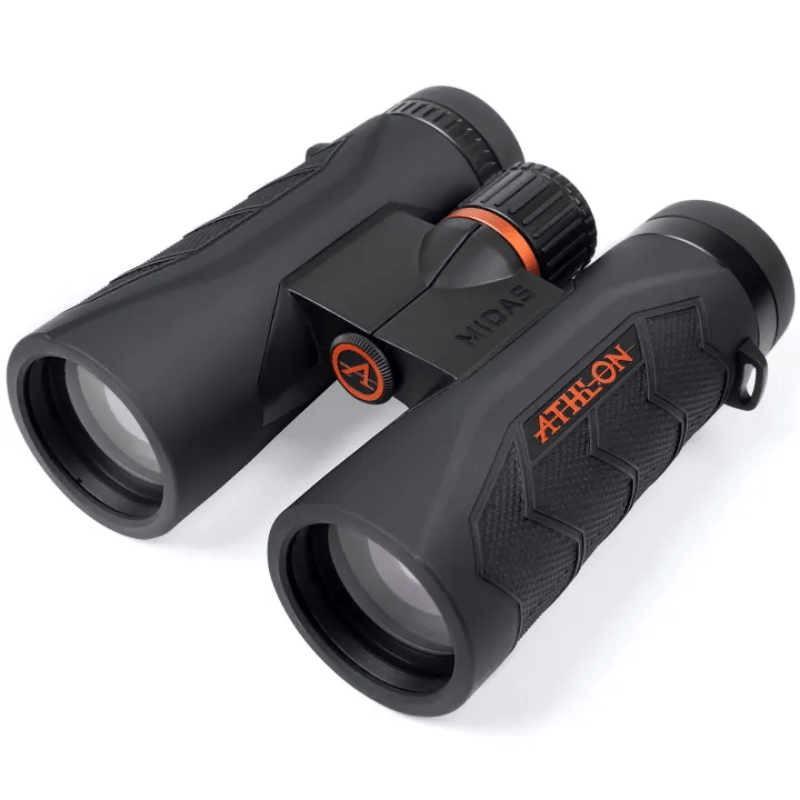 Athlon Midas 8x42 UHD Binoculars Side View