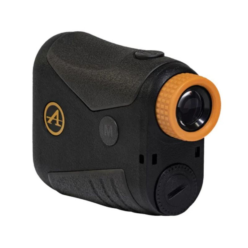 Athlon Midas 6x21mm 1 Mile Laser Rangefinder side view with mode button