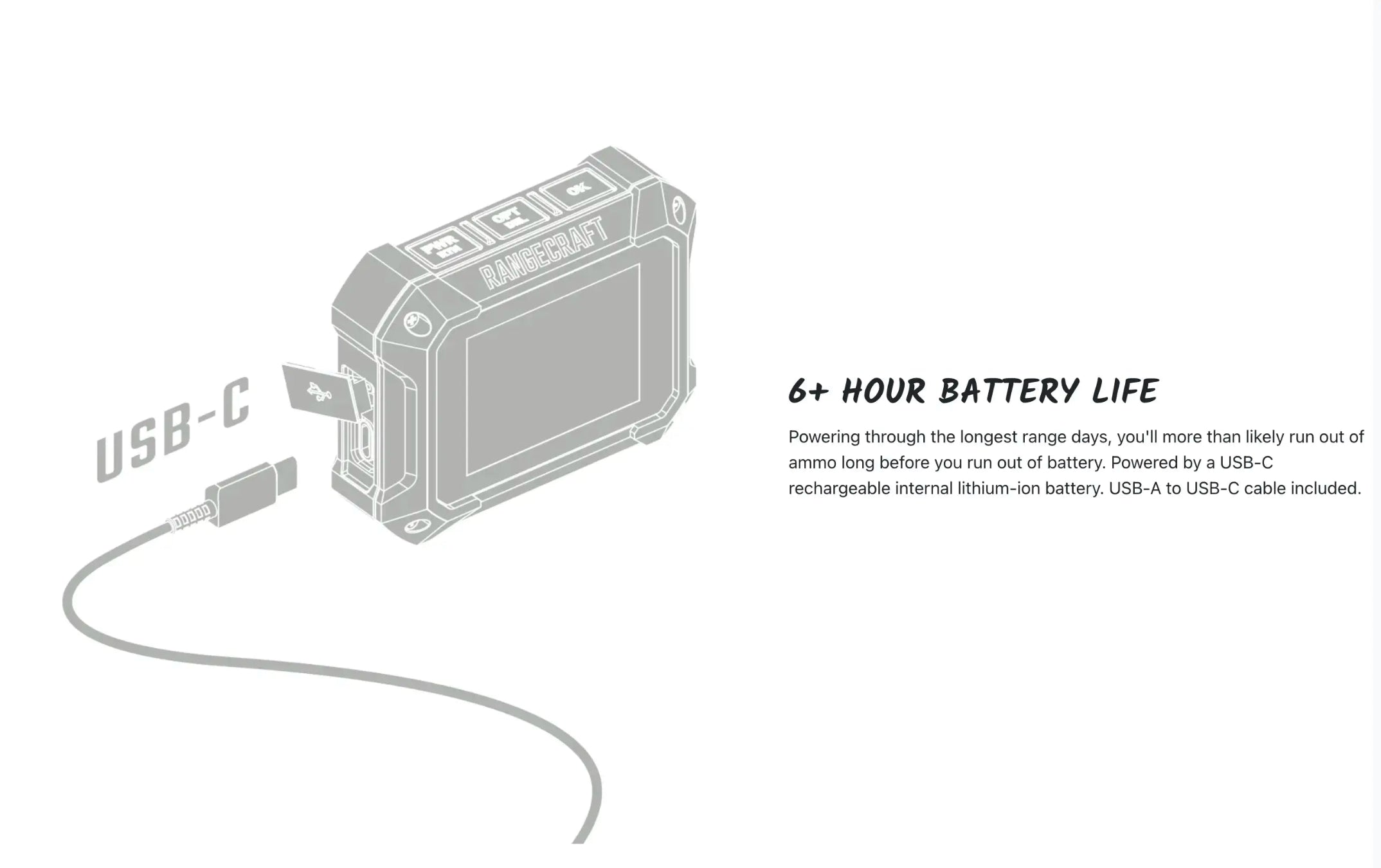 Athlon Range Craft Velocity PRO 6 Hour Battery Life