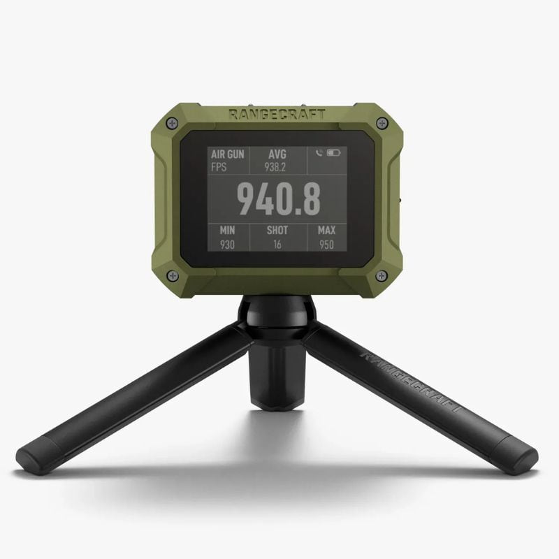 Athlon Range Craft Velocity PRO front view displaying velocity data