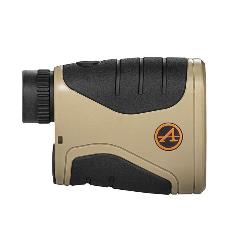 Athlon Talos G2 850 Yards Laser Rangefinder side view with mode button