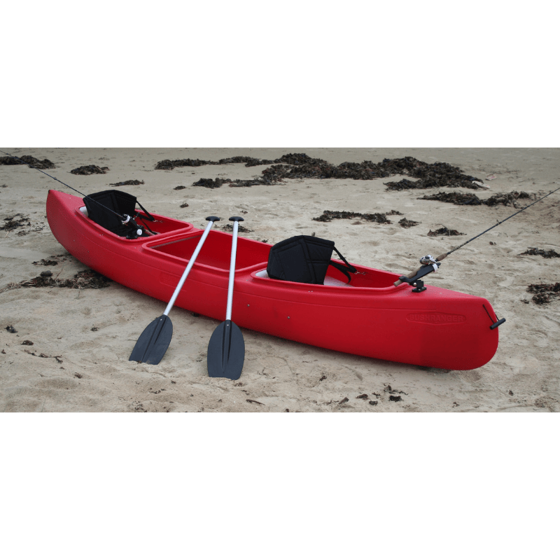 Australis Canoes Bushranger 2  Seat Canoe Basic Fish Pack Front View