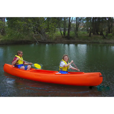 Australis Canoes Bushranger Canoe 2 People Paddling on the Lake