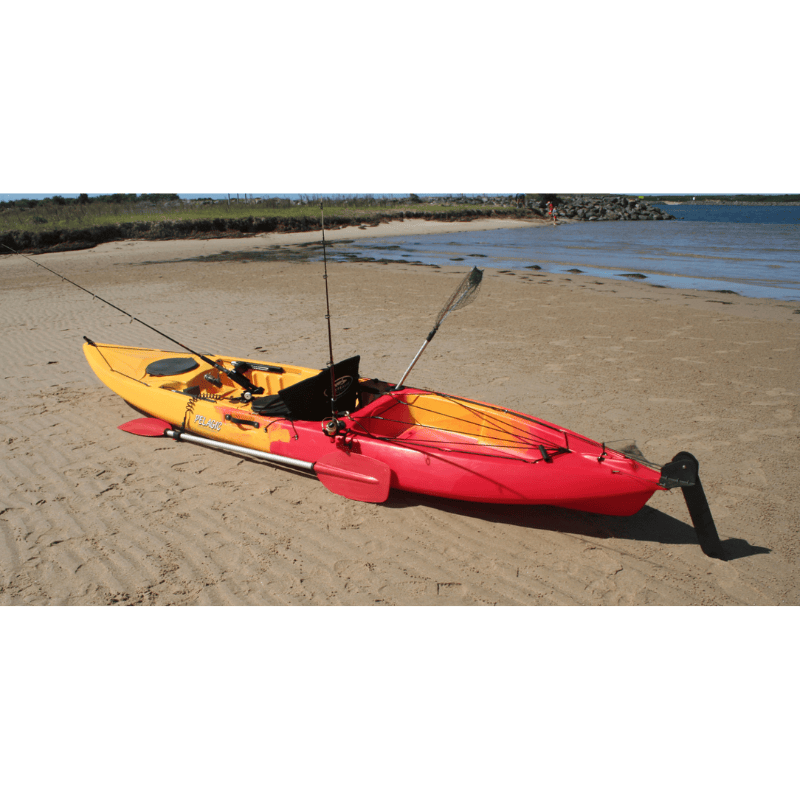 Australis Canoes Pelagic Sit-on-Top Fishing Kayak with Rudder Side View