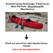 Australis Canoes Bushranger 2 Seat Canoe Basic Fish Pack Front View