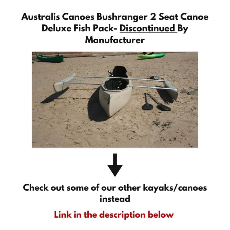 Australis Canoes Bushranger 2 Seat Canoe Deluxe Fish Pack Product Image