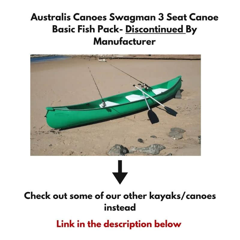 Australis Canoes Swagman 3 Seat Canoe Basic Fish Pack Product Image