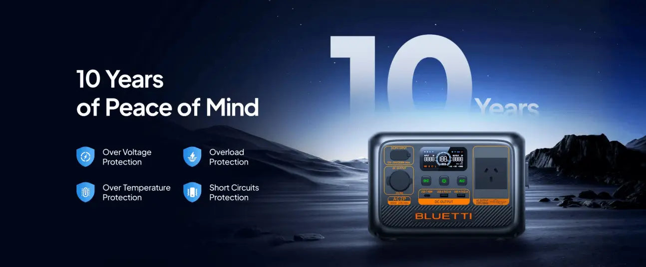 BLUETTI AC2P 10 Year Design Life