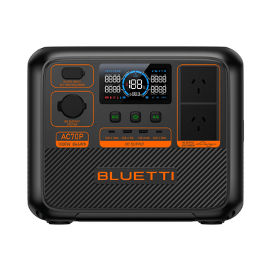 BLUETTI AC70P Portable Power Station  1000W 864Wh Front View