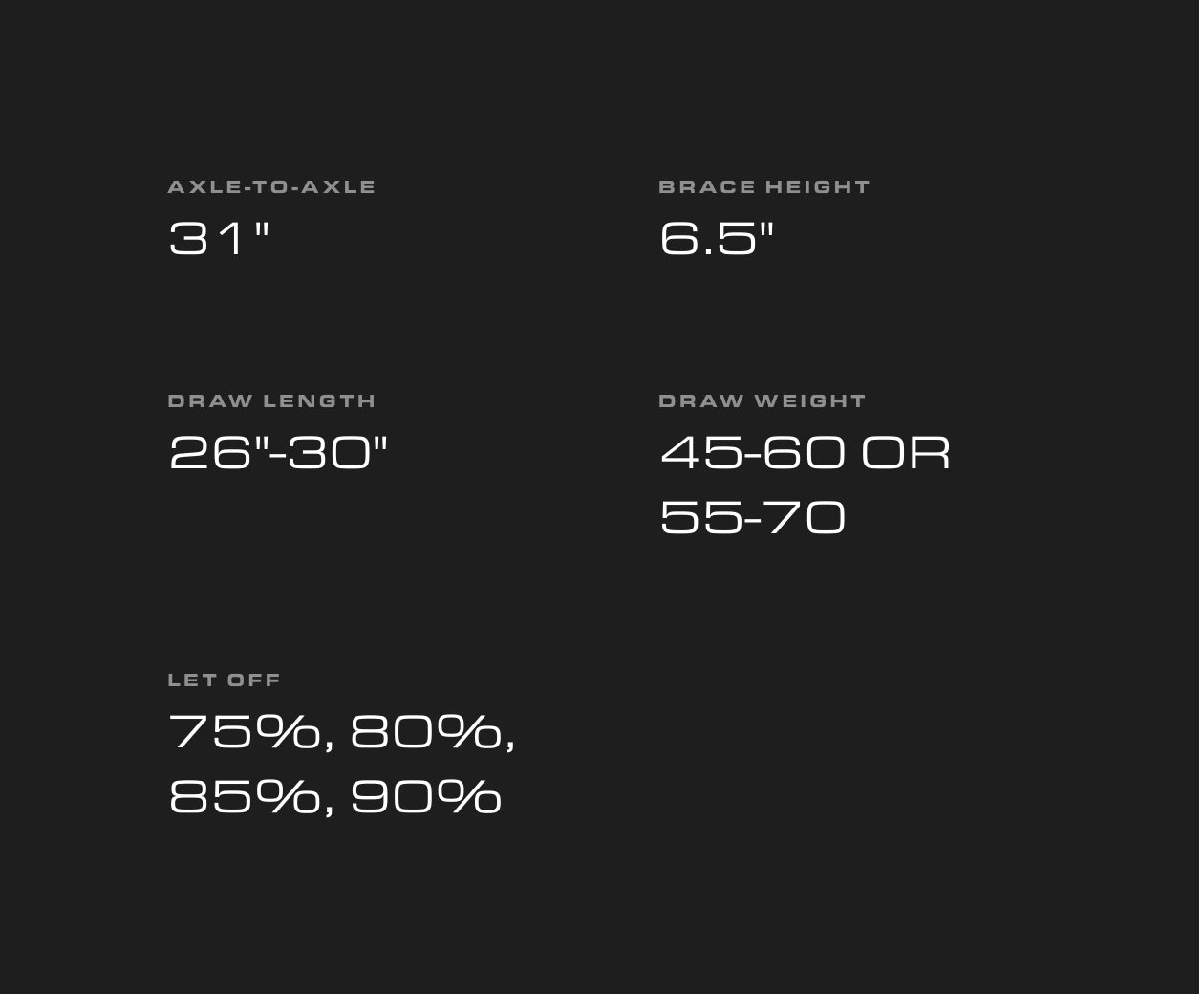 Bear Archery Whitetail INT RTH Compound Bow Features
