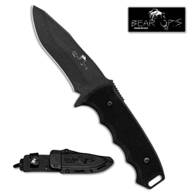 Bear OPS Constant Fixed Blade Knife with G10 Handle and Kydex Sheath