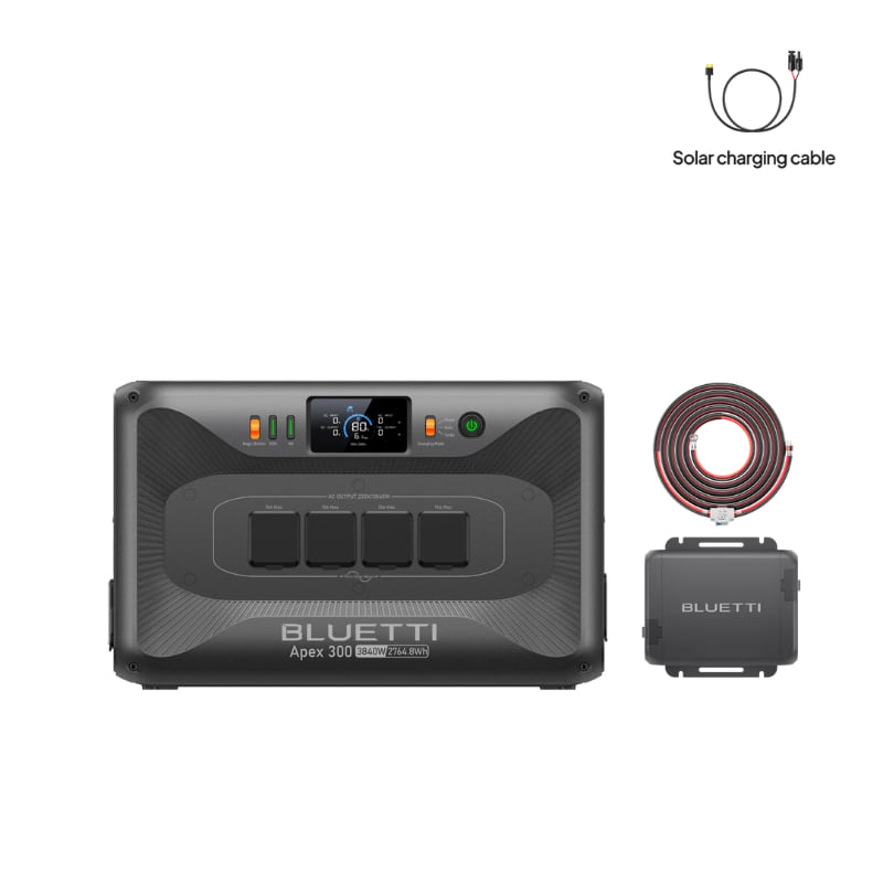 Bluetti Apex 300 Portable Power Station Charger Combo