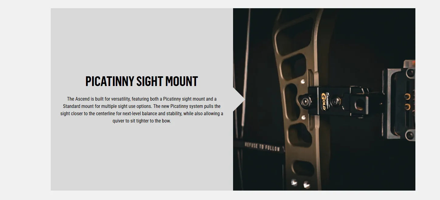 Bowtech Ascend Compound Bow Sight Mount