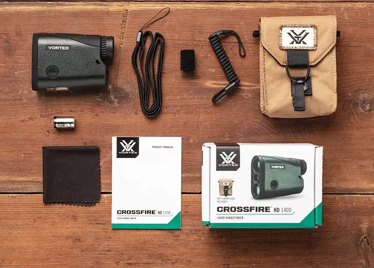 CROSSFIRE HD 1400 LASER RANGEFINDER In The Box