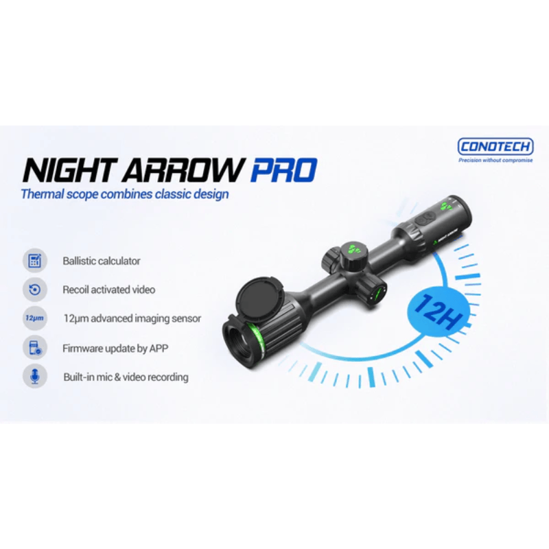 Conotech Night Arrow 335PRO Thermal Imaging Rifle Scopes Features