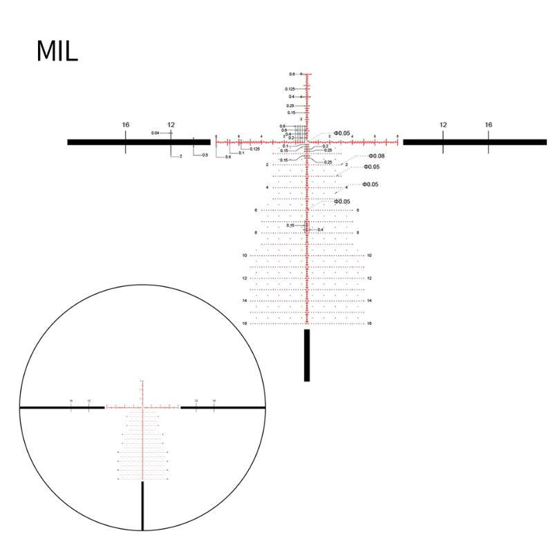 DNT735 - TheOne 7-35x56 FFP TOR MIL Reticle