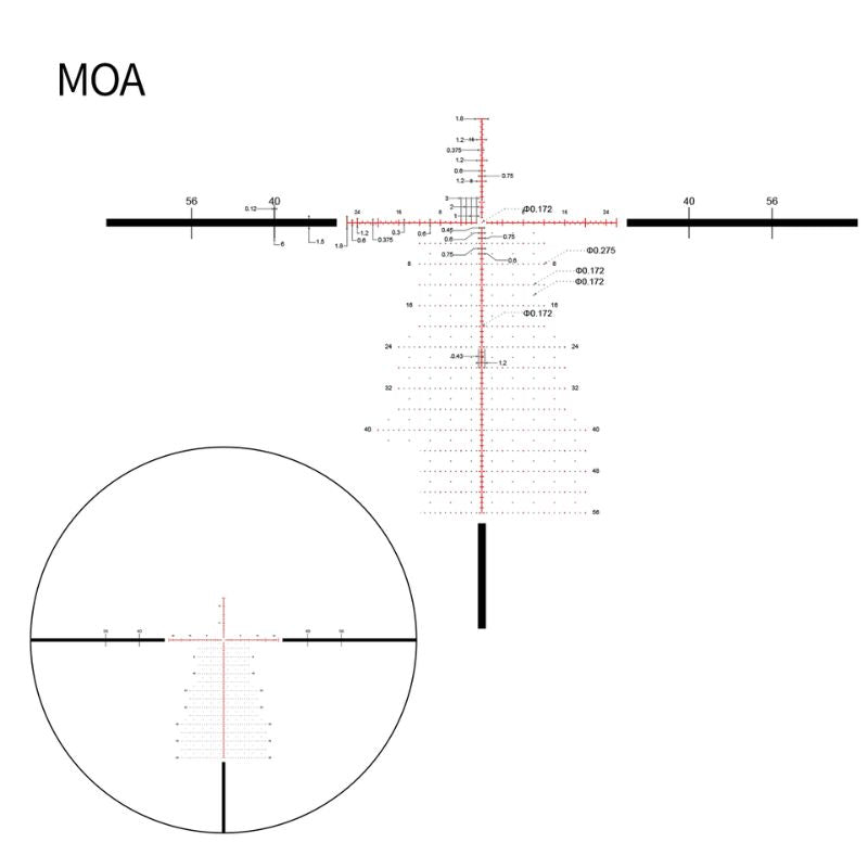 DNT735 - TheOne 7-35x56 FFP TOR MOA Reticle