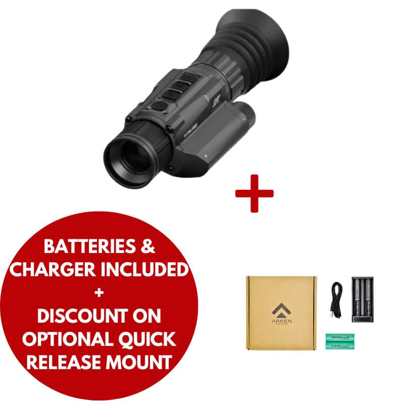DNT Hydra HS225 with battery and charger included and discount on quick release mount