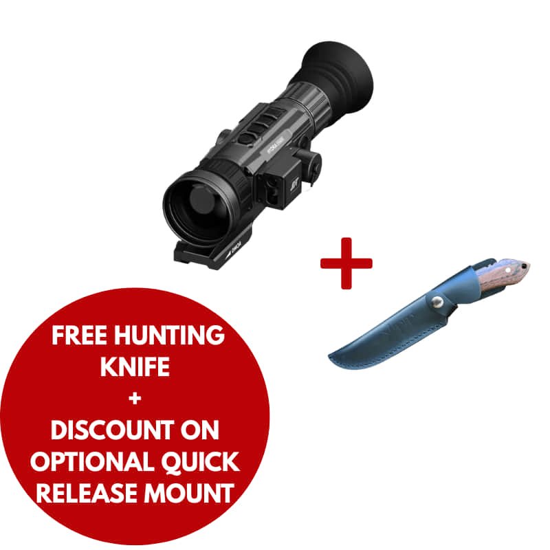 DNT Hydra LRF 650R with free hunting knife and discount on optional quicik release scope mount
