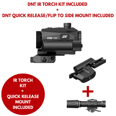 DNT NVMD with flip to side quick release mount and ir torch included