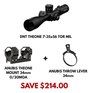 DNT TheOne 7-35x56 TOR MIL Black Friday Bundle